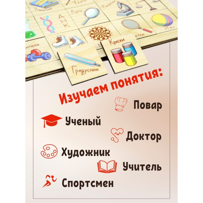 Развивающая игра «Ассоциации. Профессии» Развивающая игра «Ассоциации. Профессии»