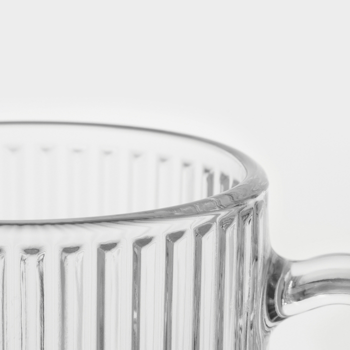 Кружка стеклянная &laquo;Вертикаль&raquo;, 320 мл