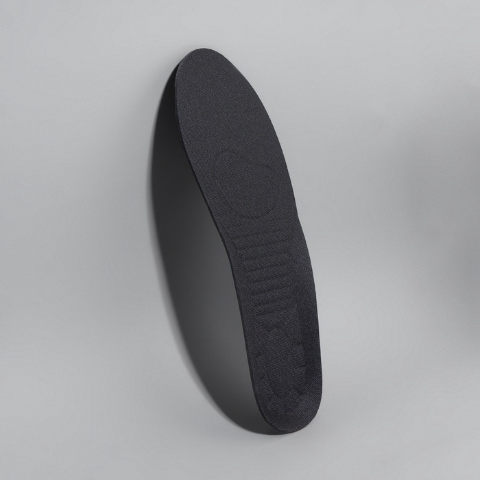 Стельки для обуви, универсальные, спортивные, двухслойные, р-р RU до 44 (р-р Пр-ля до 44), 28 см, пара, цвет чёрный Стельки для обуви, универсальные, спортивные, двухслойные, р-р RU до 44 (р-р Пр-ля до 44), 28 см, пара, цвет чёрный