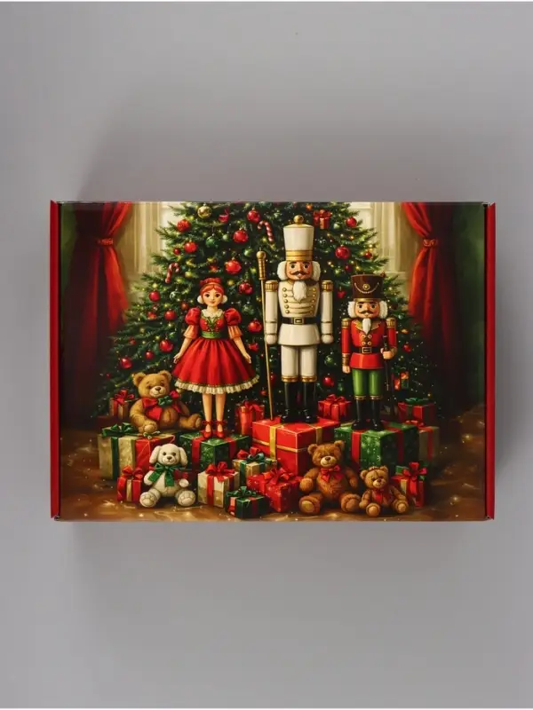 Коробка подарочная, самосборная &laquo;Тепла в новом году&raquo;,30.7&times;22&times;9.5 см