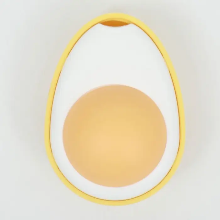 Игрушка с кошачьей мятой для кошки &laquo;Яйцо&raquo;, 6 см, пластик, белая, жёлтая