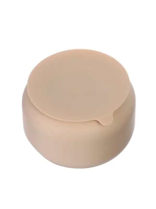 Посуда детская силиконовая, 7 предметов, бежевый Крошка Я