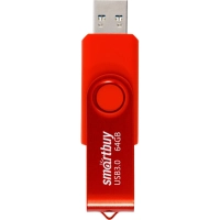 Флеш-память Smartbuy UFD 3.0/3.1 64GB Twist Red (SB064GB3TWR)