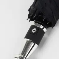 Зонт автоматический Night, 3 сложения, 10 спиц, R=51/58 см, D=102 см, чёрный