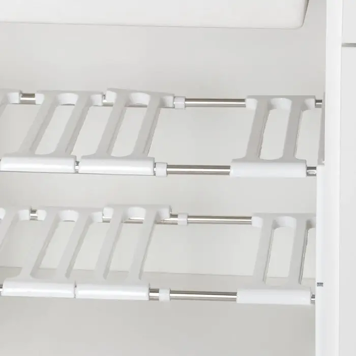 Полка под раковину раздвижная, 26&times;50(70)&times;38 см, белая