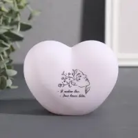 Фигурка световая RISALUX &laquo;Сердце. Портрет&raquo;, LED-ночник, 3хLR44, 8&times;11&times;7 см