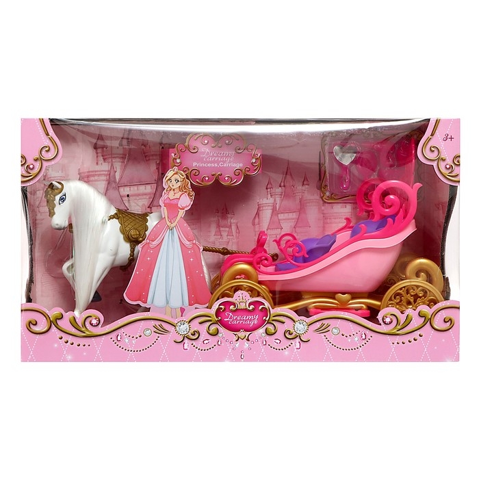 Карета для кукол «Сказка», свет, звук Карета для кукол «Сказка», свет, звук