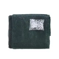 Сетка затеняющая, 2&times;10 м, плотность 55 г/м&sup2;, зелёная, в наборе 25 клипс