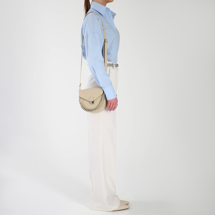 Сумка женская TEXTURA, мессенджер, маленький размер, цвет бежевый Сумка женская TEXTURA, мессенджер, маленький размер, цвет бежевый