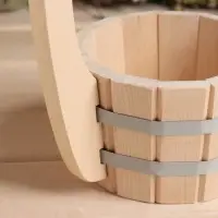 Ковш - черпак для бани и сауны, 500 мл, липа, нержавеющий обруч, 20 см, &laquo;Добропаровъ&raquo;