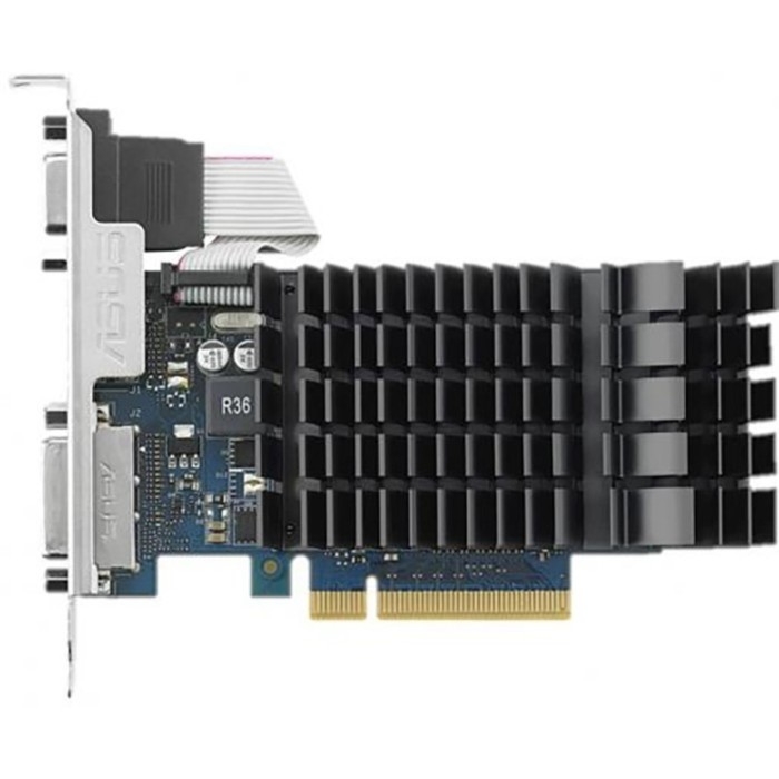 Видеокарта ASUS GEFORCE  GT730-SL-2GD5-BRK, 2 Гб, 64bit, GDDR5, DVI, HDMI, VGA Видеокарта ASUS GEFORCE  GT730-SL-2GD5-BRK, 2 Гб, 64bit, GDDR5, DVI, HDMI, VGA