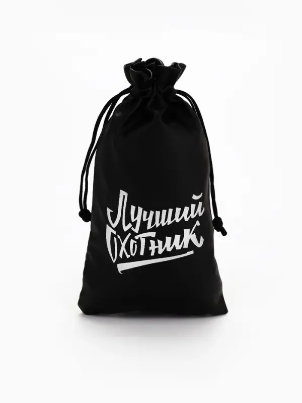 Стопки в чехле &laquo;Лучший охотник&raquo;: нержавеющая сталь, набор 3 шт.&times;70 мл