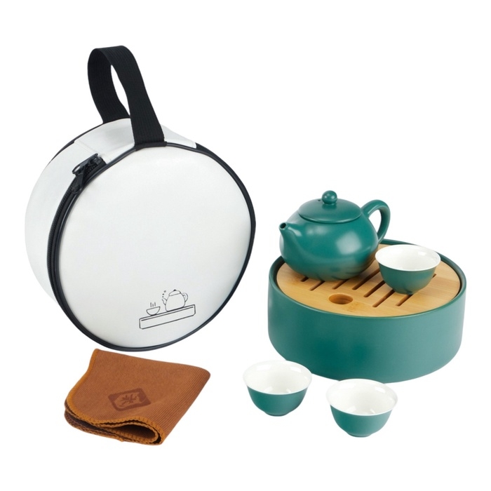 Набор для чайной церемонии 5 предметов, на 3 персоны, чашка 30 мл, чайник 160 мл, фарфор Набор для чайной церемонии 5 предметов, на 3 персоны, чашка 30 мл, чайник 160 мл, фарфор