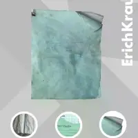 Обложка ПП 212&times;395 мм, 80 мкм, ErichKrause Fizzy Clear, для тетрадей и дневников, с клеевым краем и увеличенным клапаном