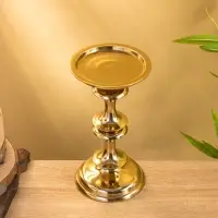 Подсвечник "Эйфория" алюминий 12х12х23 см Подсвечник "Эйфория" алюминий 12х12х23 см