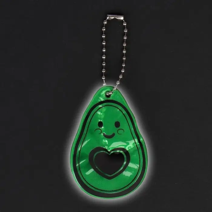 Светоотражающий элемент «Авокадо», двусторонний, 4.1×6 см, зелёный Светоотражающий элемент «Авокадо», двусторонний, 4.1×6 см, зелёный