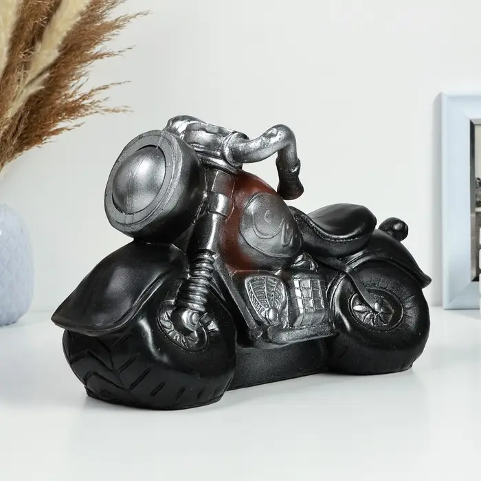 Копилка для денег &laquo;Мотоцикл&raquo;, полистоун, 34&times;13&times;20 см