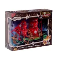 Пиратский корабль WOOW TOYS &laquo;Пираты черного моря&raquo;, инерционный, МИКС