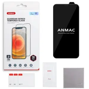 Защитное стекло для iPhone 11 3D ANMAC черный Арт. 1137203