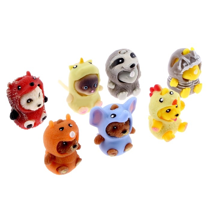 Мялка «Звери», виды МИКС Мялка «Звери», виды МИКС