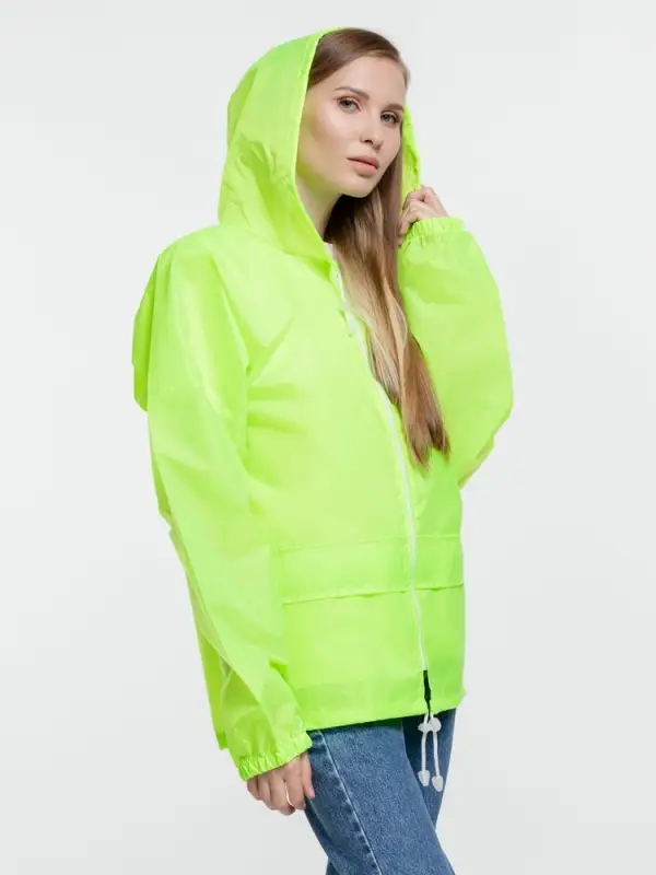 Дождевик Kivach Promo, желтый неон, размер S