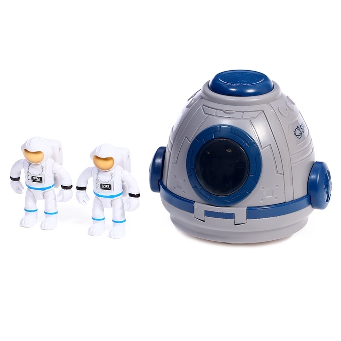 Игровой набор «Капсула космонавта», фигурки 2 шт., световые эффекты Игровой набор «Капсула космонавта», фигурки 2 шт., световые эффекты