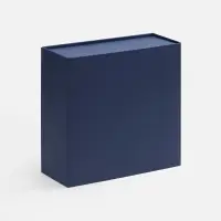 Коробка складная Quadra Fold, темно-синяя Коробка складная Quadra Fold, темно-синяя