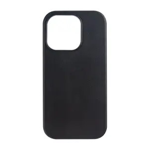 Чехол для iPhone 14 Pro Leather Case 100% ORG Midnight (MagSafe) c LOGO