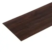 Плитка виниловая самоклеящаяся 91х15 см, дуб коричневый