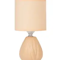 Лампа настольная RISALUX &laquo;Бутон&raquo;, E27, 40 Вт, кремовая, 12.5&times;12.5&times;26.5 см