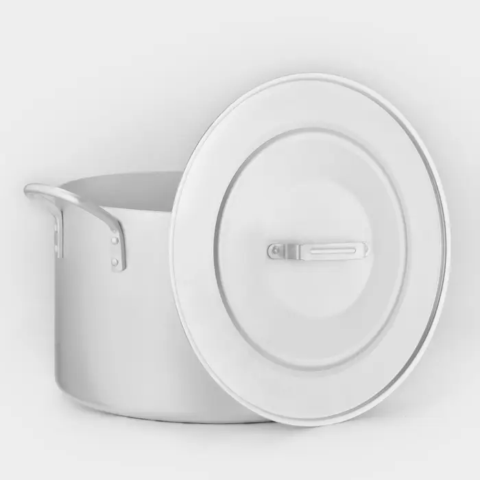 Котёл, 30 л, d=40 см, с крышкой, алюминий, серебристая