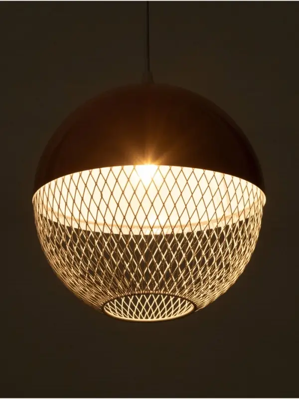 Светильник потолочный BayerLux Lina, 1&times;40 Вт, Е27, светло-розовый, 26&times;26&times;32 см