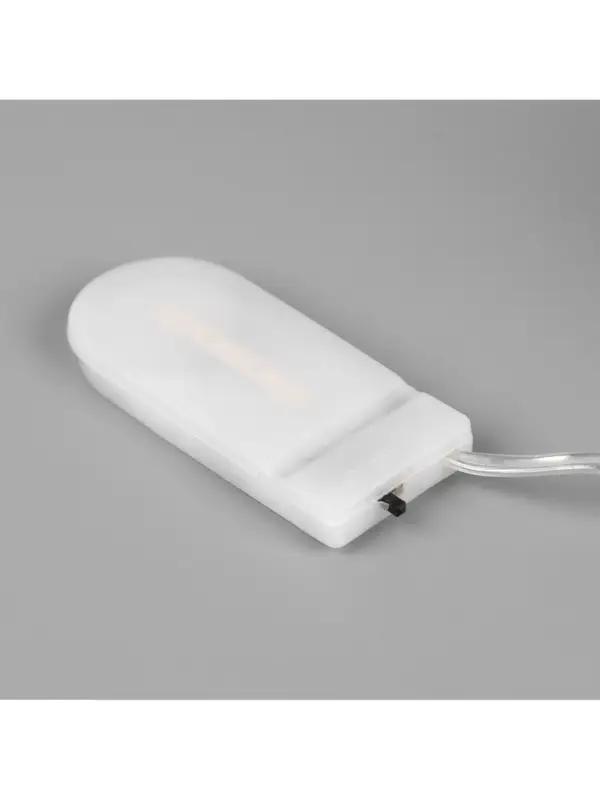 Светодиодная фигура &laquo;Звезда с Дедом Морозом&raquo; 19 см, пластик, от батареек CR2032&times;2, свечение тёплое белое