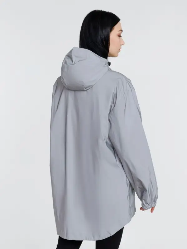 Парка Manifest из светоотражающей ткани, серая, размер XS/S Парка Manifest из светоотражающей ткани, серая, размер XS/S