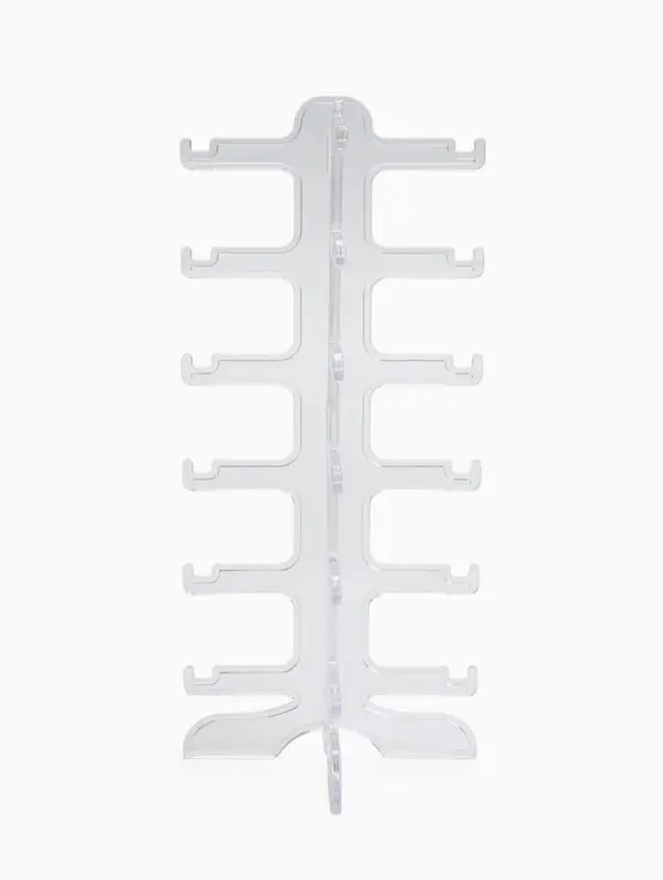 Подставка под очки 6 мест, 16&times;14.5&times;35.5 см, прозрачная