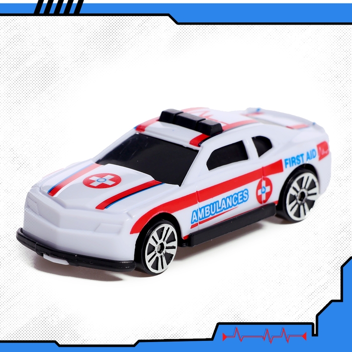 Набор машин «Скорая помощь», 5 штук Набор машин «Скорая помощь», 5 штук