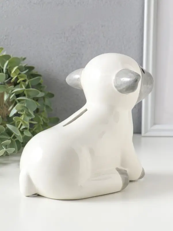 Копилка для денег керамика &laquo;Барашек в пижамке с капюшоном&raquo;, 16&times;13&times;19.5 см