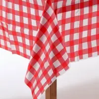 Скатерть "На пикник" цвет красный, 137х183 см