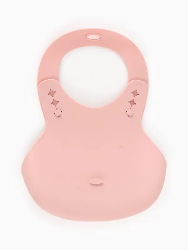 Нагрудник детский, светло-розовый