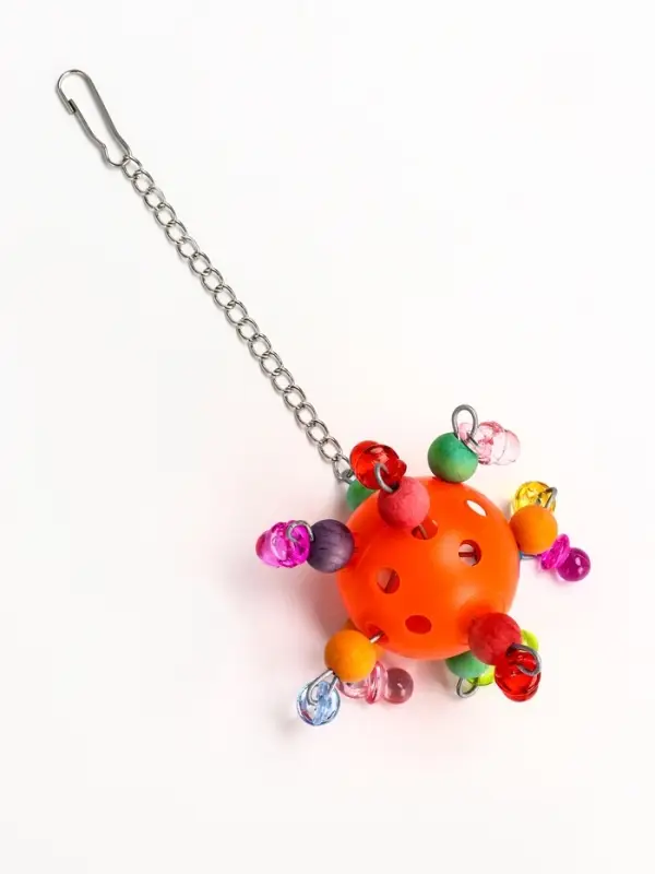 Игрушка для птиц &laquo;Большая забава&raquo;, 23 см, цвет МИКС