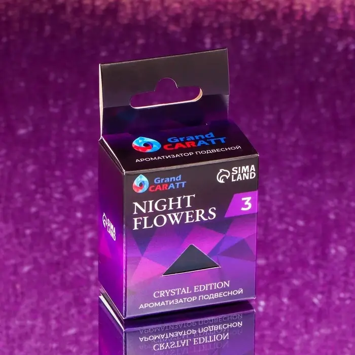 Ароматизатор подвесной Grand Caratt Crystal Edition, Night Flowers, 7 мл