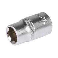 Головка торцевая 1/2"DR шестигранная 13мм, пласт. подвес