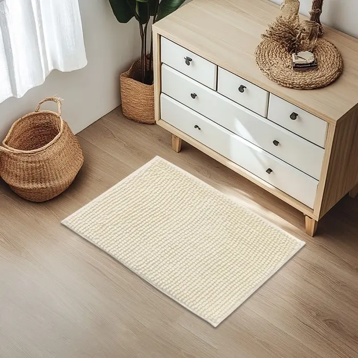 Коврик для дома Доляна &laquo;Букли&raquo;, 40&times;60 см, молочный