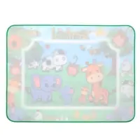 Коврик для рисования водой "Зверята" 2 маркера