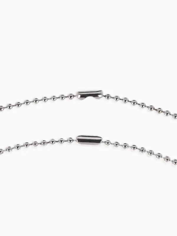 Кулоны парные &laquo;Инь ян капли&raquo;, 45 см, чёрные, белые в серебре