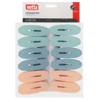 VETTA Набор прищепок 12 шт, пластик, 2 дизайна