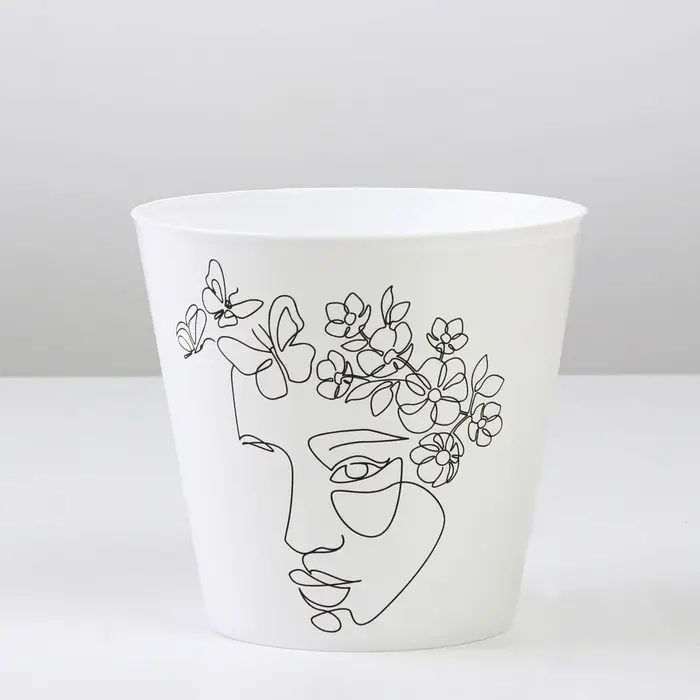 Кашпо для цветов «Силуэт», 0,8 л Кашпо для цветов «Силуэт», 0,8 л