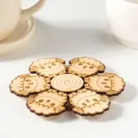 Подставка под горячее &laquo;Овечка&raquo;, 11см, можжевельник, фанера