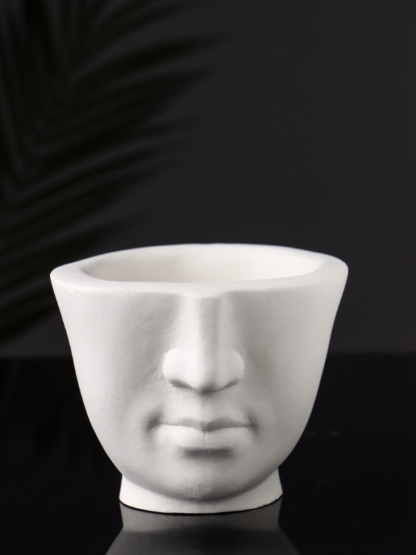 Фигурное кашпо Фигурное кашпо "Лицо" 9х11 см