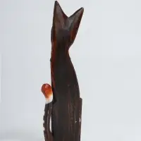 Фигура &laquo;Кошка&raquo;, 35 см, дерево